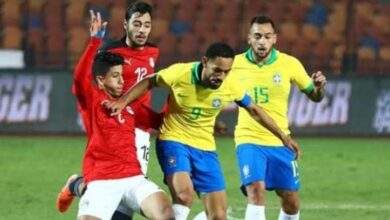 البرازيل تهزم منتخب مصر الاولمبي وتصعد إلى نصف النهائي