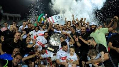 احتفال الزمالك بالدوري
