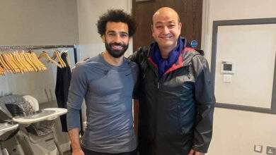 محمد صلاح وعمرو اديب