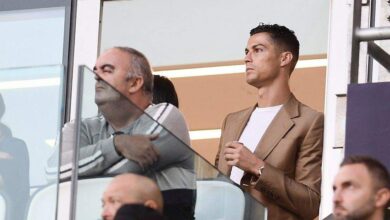 رونالدو من المدرجات