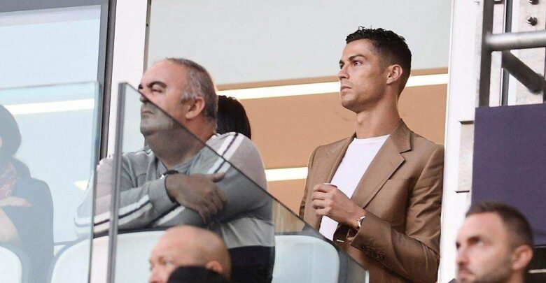 رونالدو من المدرجات