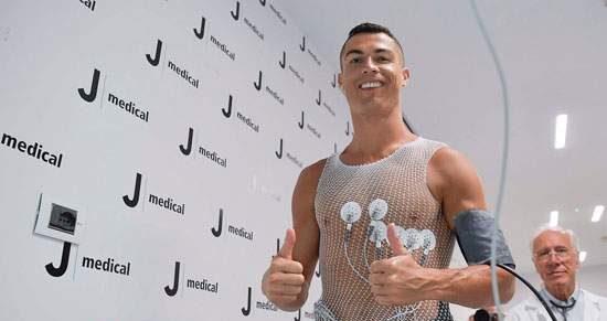 موعد الكشف الطبي لكريستيانو رونالدو
