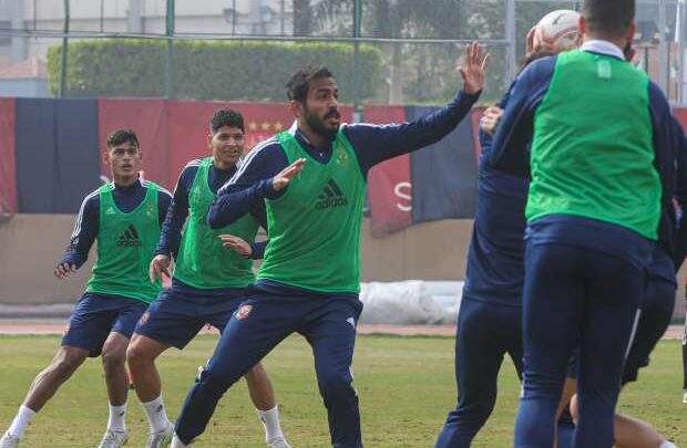 كهربا في مران الأهلي اليوم