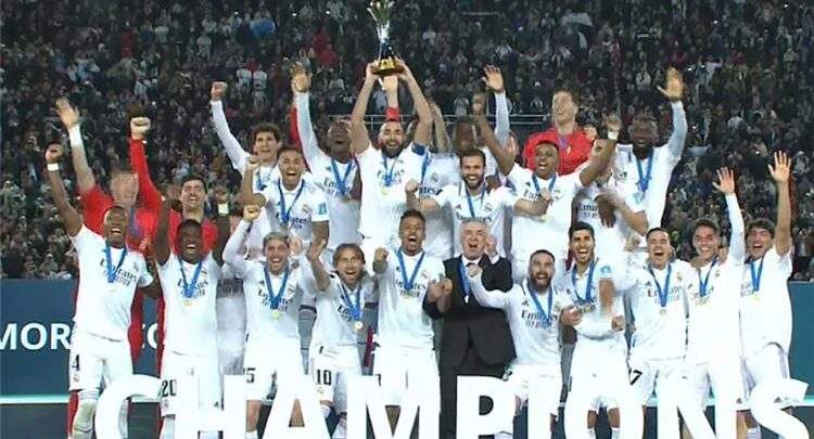 ريال مدريد بطلا لكاس العالم للاندية
