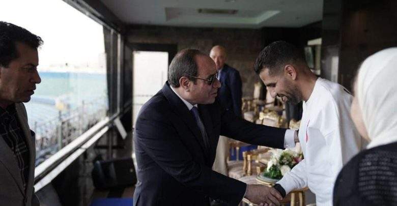 مؤمن زكريا مع السيسي