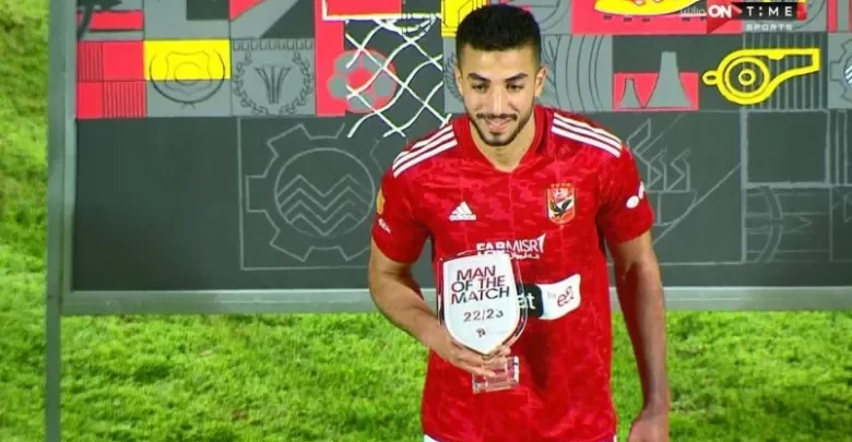 محمد عبد المنعم رجل المباراة