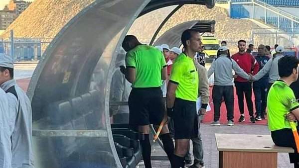 طاقم حكام مباراة منتخب السويس والنصر