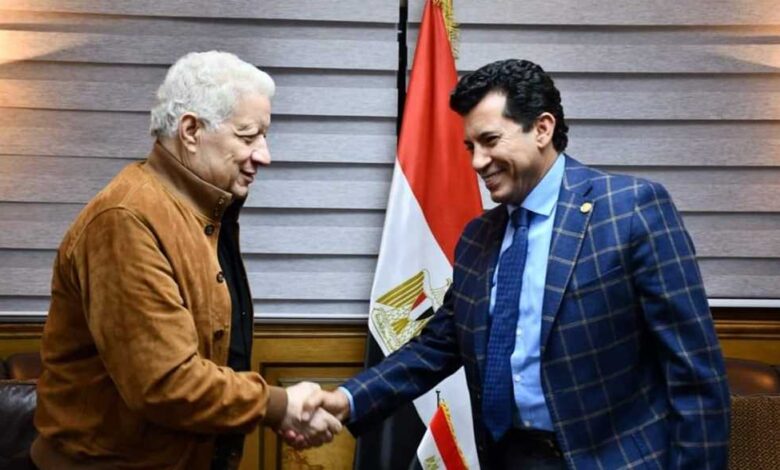 مرتضى منصور واشرف صبحي