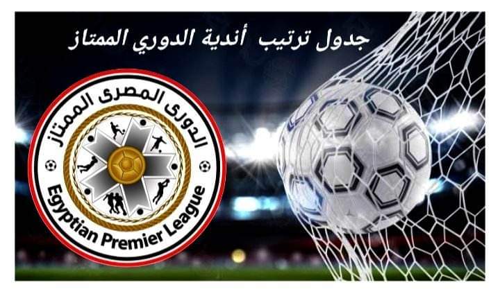 جدول ترتيب الدوري المصري
