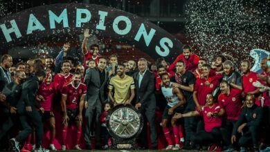 احتفال الأهلي بالدوري