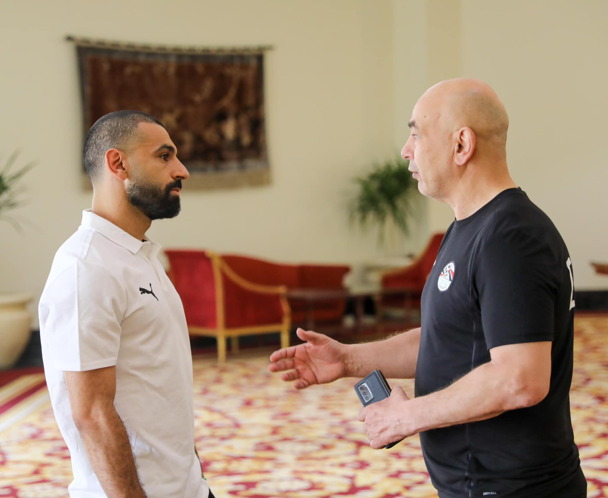 محمد صلاح ينضم لمعسكر منتخب مصر