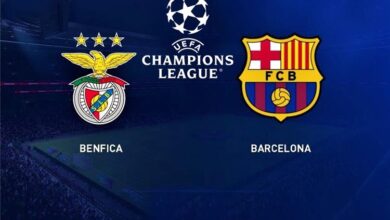 موعد مباراة برشلونة ضد بنفيكا