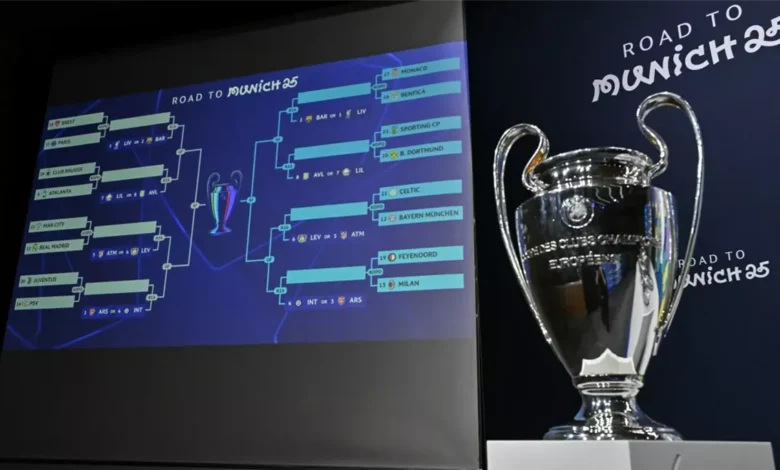موعد مباريات دور الـ16 من دوري أبطال أوروبا