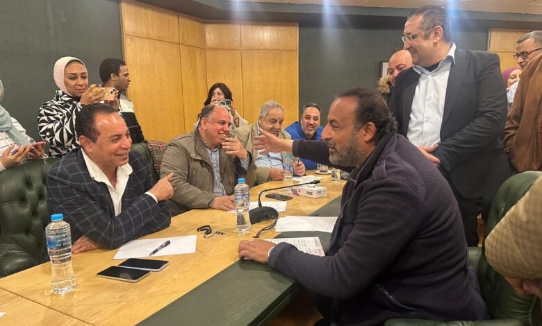 محمد شبانة يتقدم بأوراق ترشحه لنقابة الصحفيين