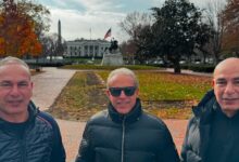 حسام وإبراهيم حسن يظهران أمام البيت الأبيض