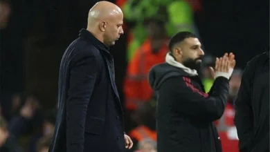 موقف سلوت من رحيل محمد صلاح