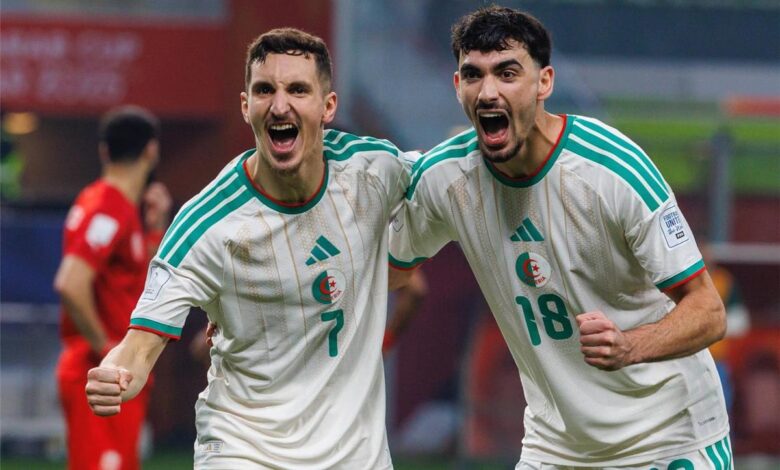 موعد مباراة الجزائر والإمارات في كأس العرب