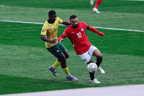 محمد صلاح مع منتخب مصر