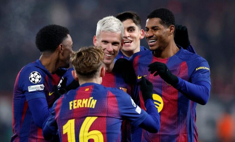 تشكيل برشلونة المتوقع