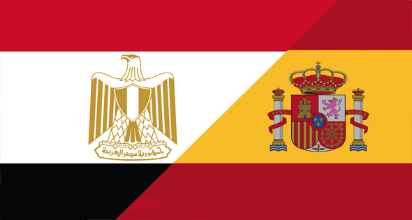 منتخب مصر وإسبانيا