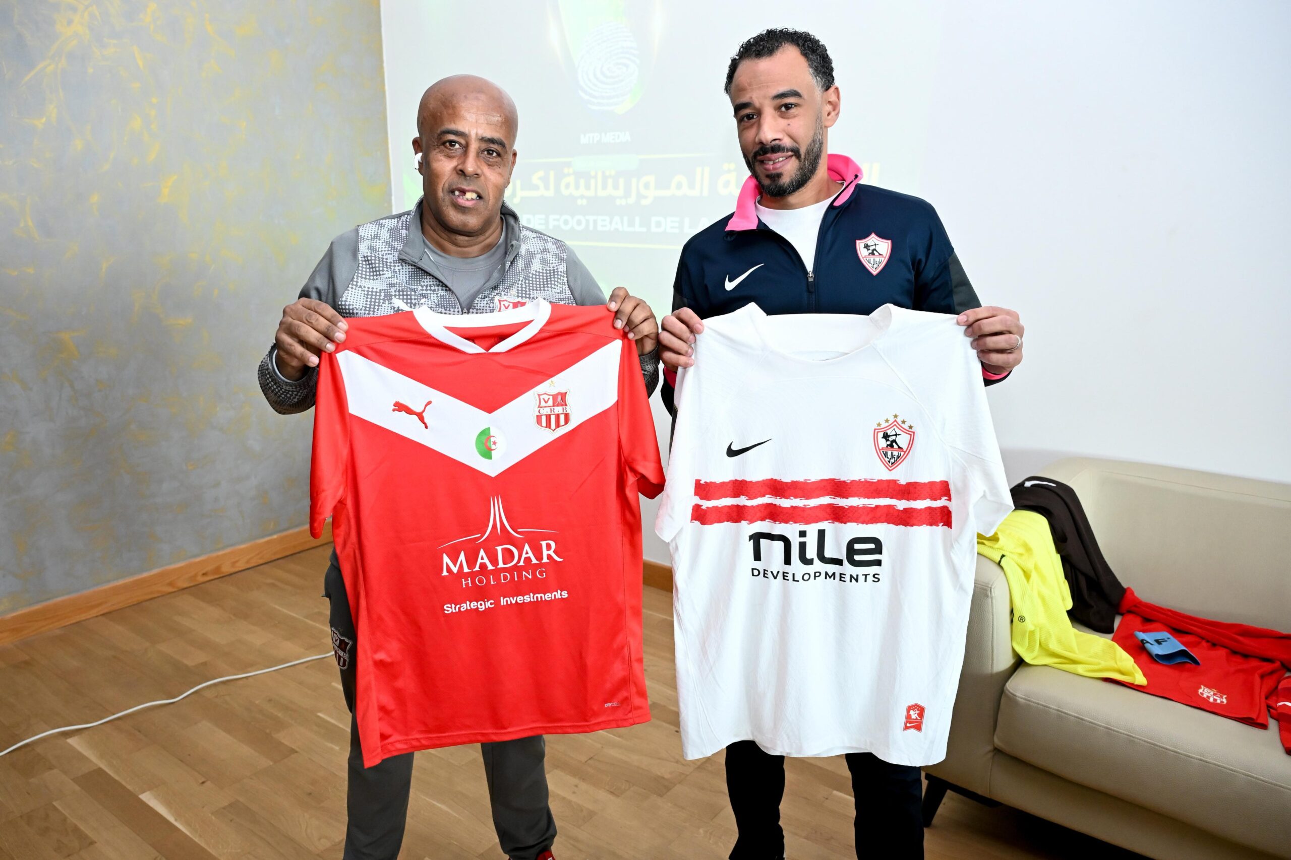 مباراة الزمالك وشباب بلوزداد 