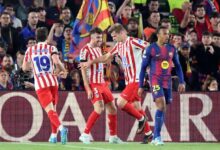 فوز أتليتكو على برشلونة