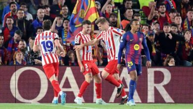 فوز أتليتكو على برشلونة