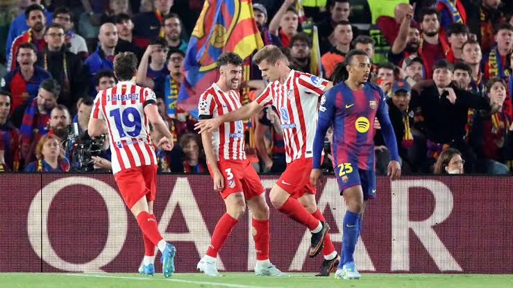 فوز أتليتكو على برشلونة