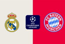 القنوات الناقلة لمباراة ريال مدريد وبايرن ميونخ