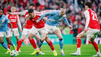 بث مباشر لمباراة مانشستر سيتي وآرسنال