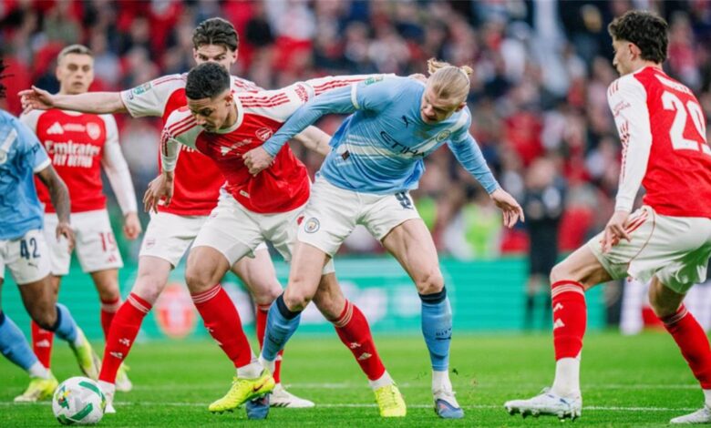 بث مباشر لمباراة مانشستر سيتي وآرسنال