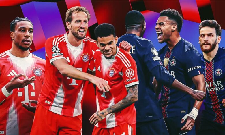 مباراة باريس سان جيرمان وبايرن ميونخ