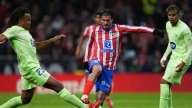 مباراة برشلونة وأتليتكو مدريد