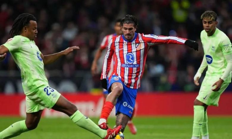 مباراة برشلونة وأتليتكو مدريد