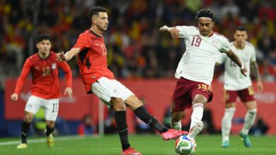 مباراة مصر وإسبانيا