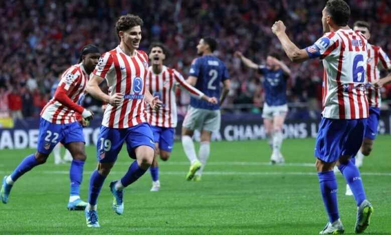 مباراة أرسنال وأتليتكو مدريد