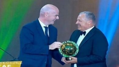 الاتحاد المصري يدعم انفانتينو