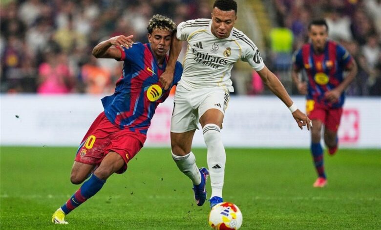 مباراة برشلونة وريال مدريد