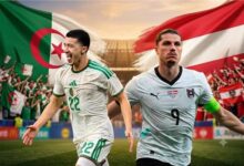 بث مبارشر لمباراة الجزائر والنمسا