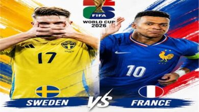موعد مباراة فرنسا والسويد في دور الـ32 بكأس العالم