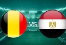 بث مباشر لـ مباراة مصر وبلجيكا في كأس العالم