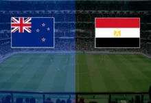 بث مباشر لـ مباراة مصر ونيوزيلندا