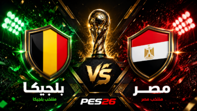 مشاهدة بث مباشر مباراة مصر وبلجيكا