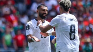 منتخب مصر أمام بلجيكا