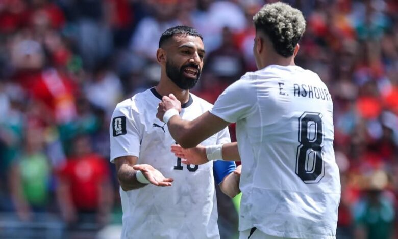 منتخب مصر أمام بلجيكا