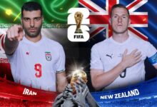 بث مباشر مباراة إيران ونيوزيلندا