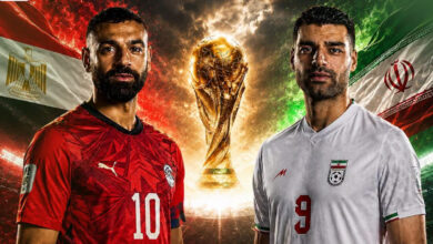 بث مباشر مباراة مصر وإيران