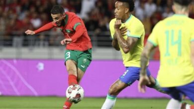 مباراة المغرب والبرازيل