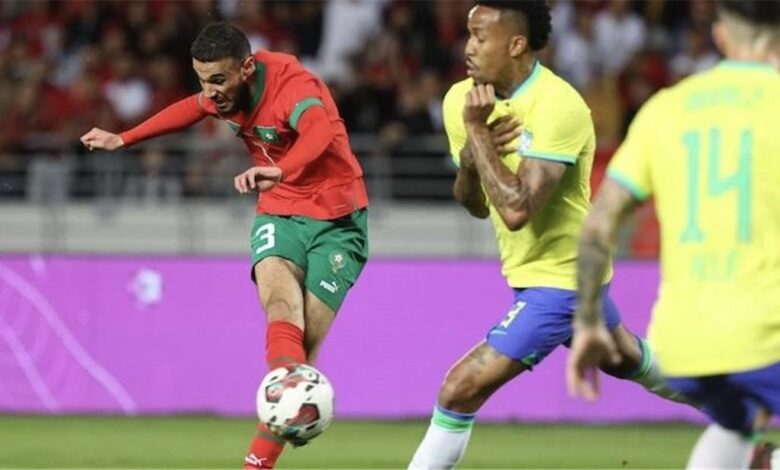 مباراة المغرب والبرازيل