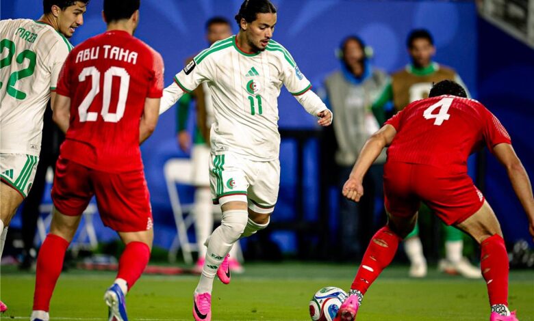 منتخب الجزائر والأردن